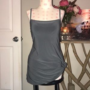 NWT! one piece swimsuit with knot tie